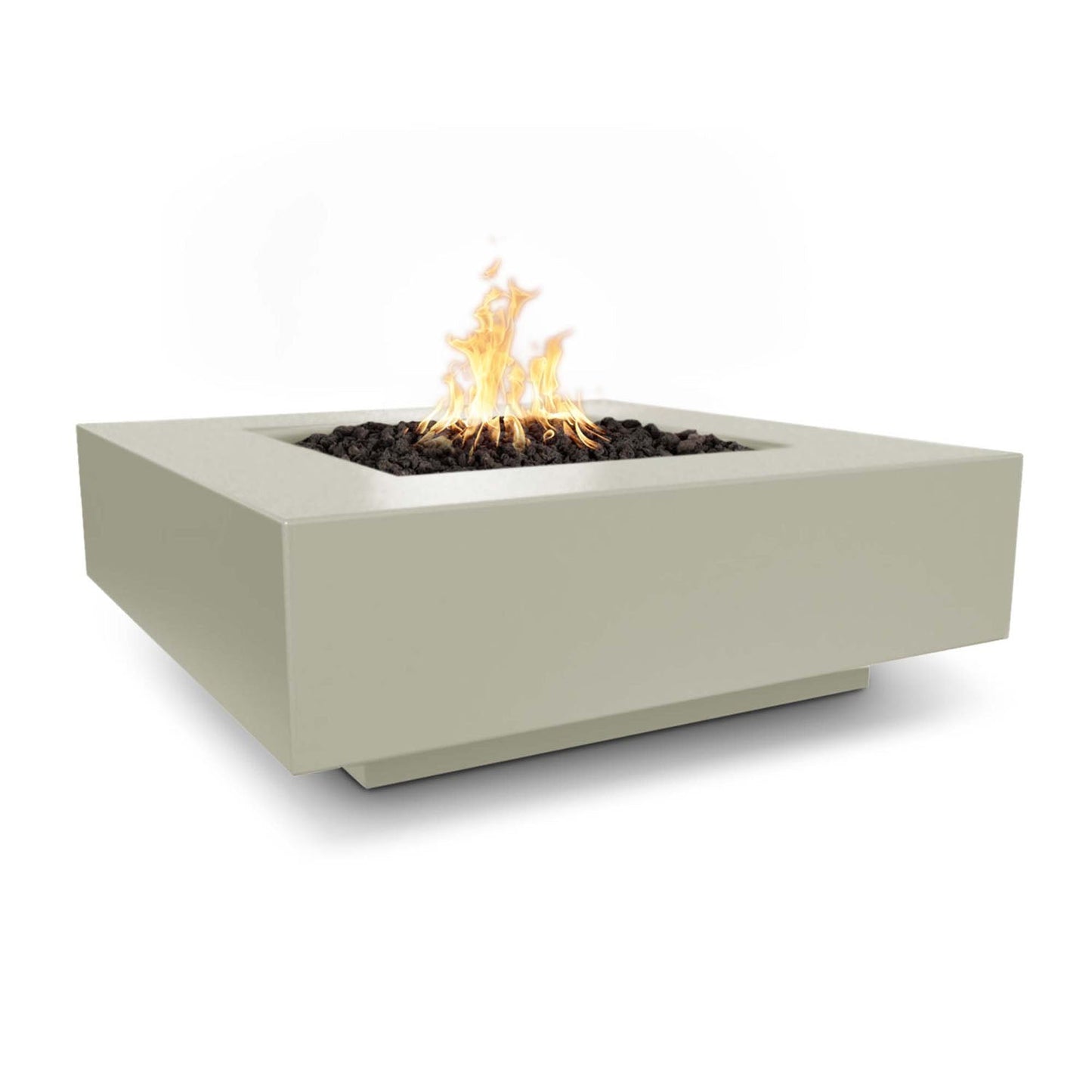 The Outdoor Plus Cabo Square Fire Pit, 36", GFRC Concrete | OPT-CBSQ36