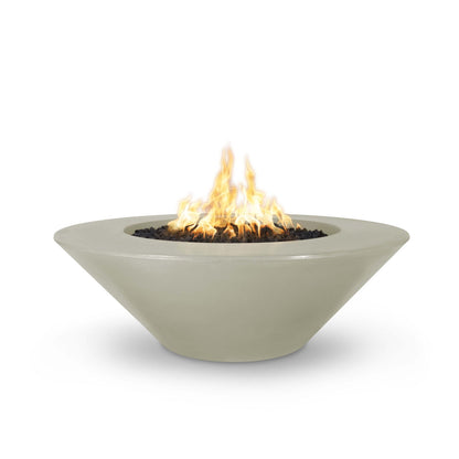 The Outdoor Plus Cazo Fire Pit Wide Ledge, 60", GFRC Concrete | OPT-CZ60