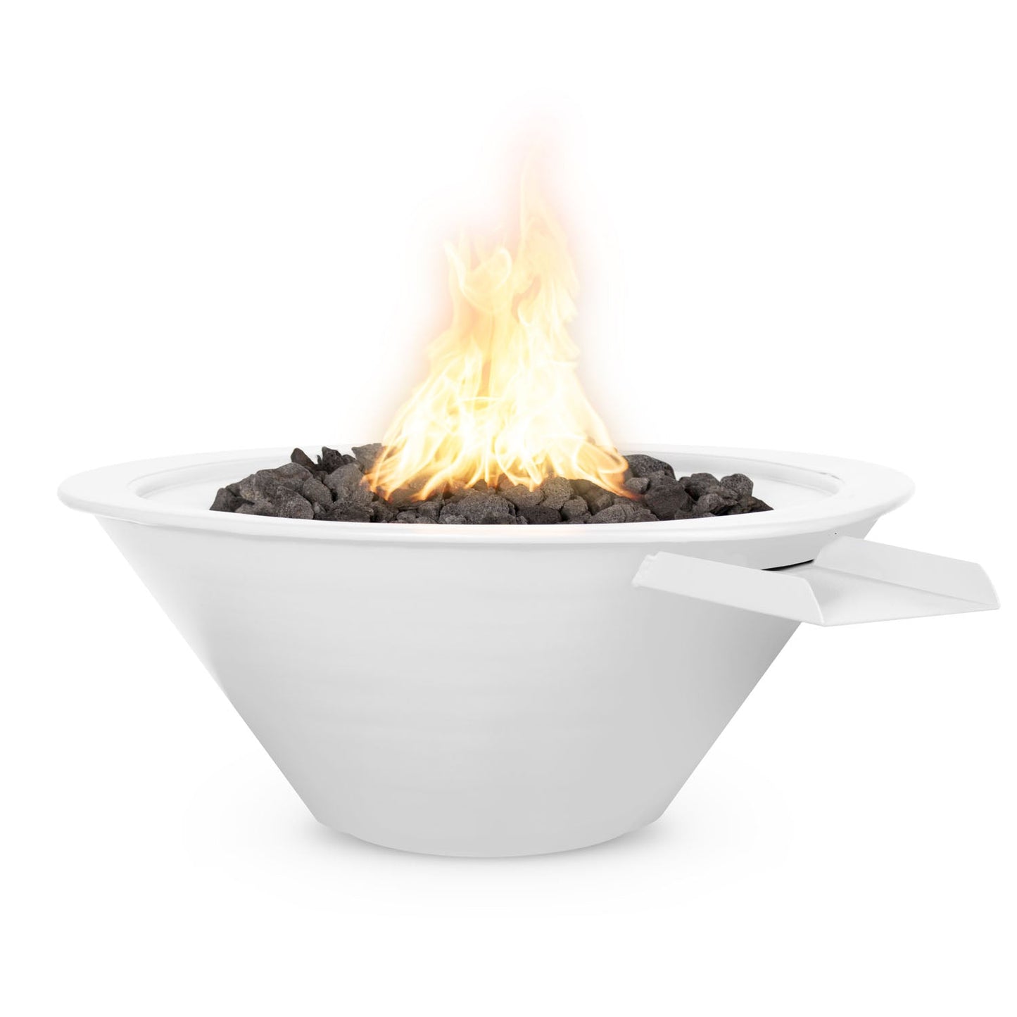 The Outdoor Plus Cazo Fire & Water Bowl, 36", Powder Coat | OPT-R36PCFW