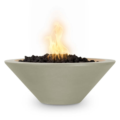 The Outdoor Plus Cazo Fire Bowl, 36", GFRC Concrete | OPT-36RFO