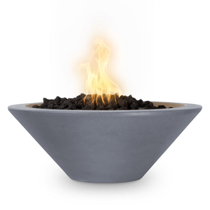 The Outdoor Plus Cazo Fire Bowl, 36", GFRC Concrete | OPT-36RFO