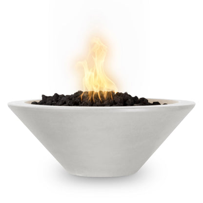 The Outdoor Plus Cazo Fire Bowl, 36", GFRC Concrete | OPT-36RFO