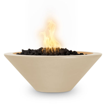 The Outdoor Plus Cazo Fire Bowl, 36", GFRC Concrete | OPT-36RFO