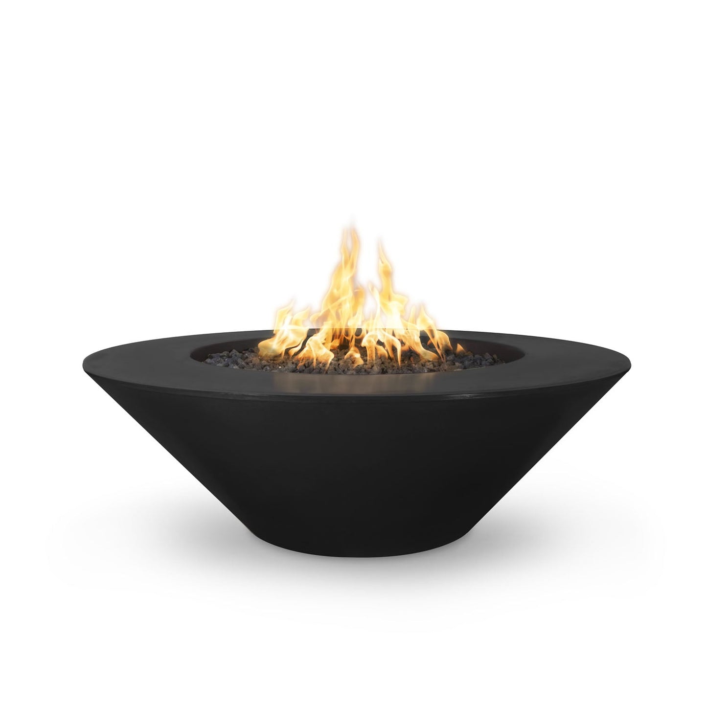 The Outdoor Plus Cazo Fire Pit Wide Ledge, 60", GFRC Concrete | OPT-CZ60
