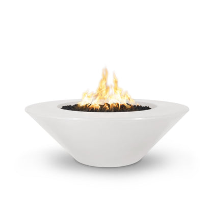 The Outdoor Plus Cazo Fire Pit Wide Ledge, 60", GFRC Concrete | OPT-CZ60