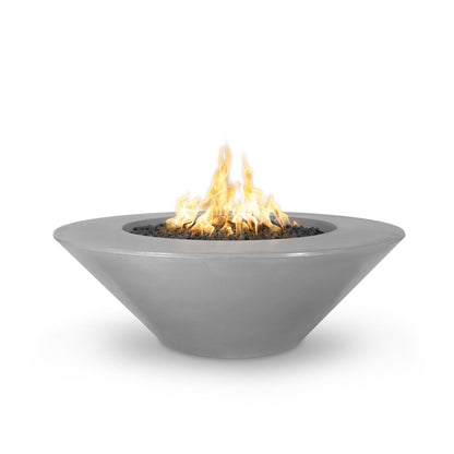 The Outdoor Plus Cazo Fire Pit Wide Ledge, 60", GFRC Concrete | OPT-CZ60