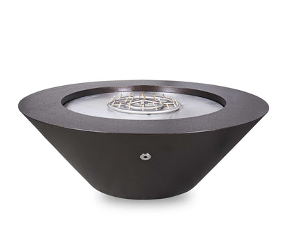 The Outdoor Plus Cazo Fire Pit Wide Ledge, 48", Powder Coat | OPT-CZPC48