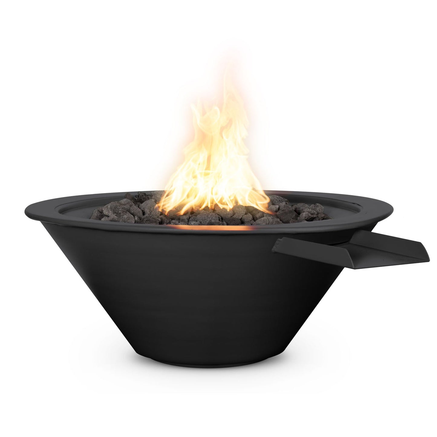 The Outdoor Plus Cazo Fire & Water Bowl, 36", Powder Coat | OPT-R36PCFW