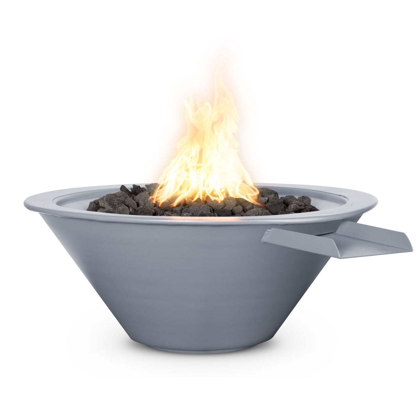 The Outdoor Plus Cazo Fire & Water Bowl, 36", Powder Coat | OPT-R36PCFW