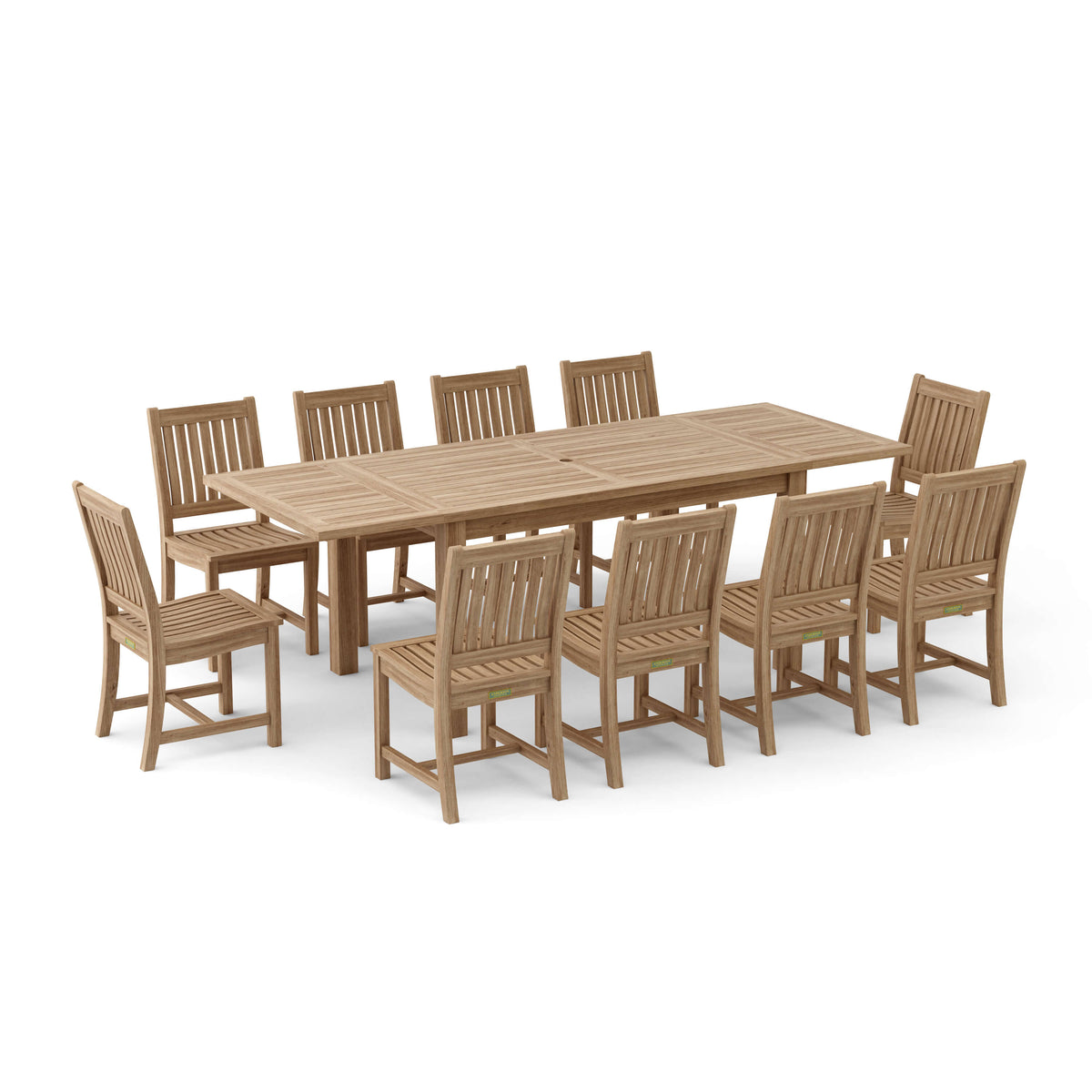 Anderson Teak Bahama Rialto 11-Piece Rectangular Dining Set