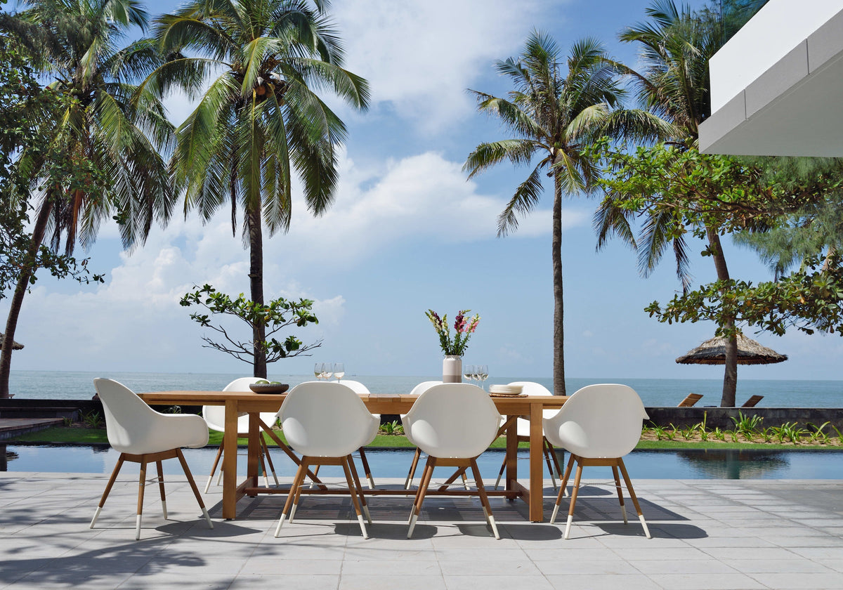 Amazonia Leyland 9 Piece Extendable Patio Dining Set