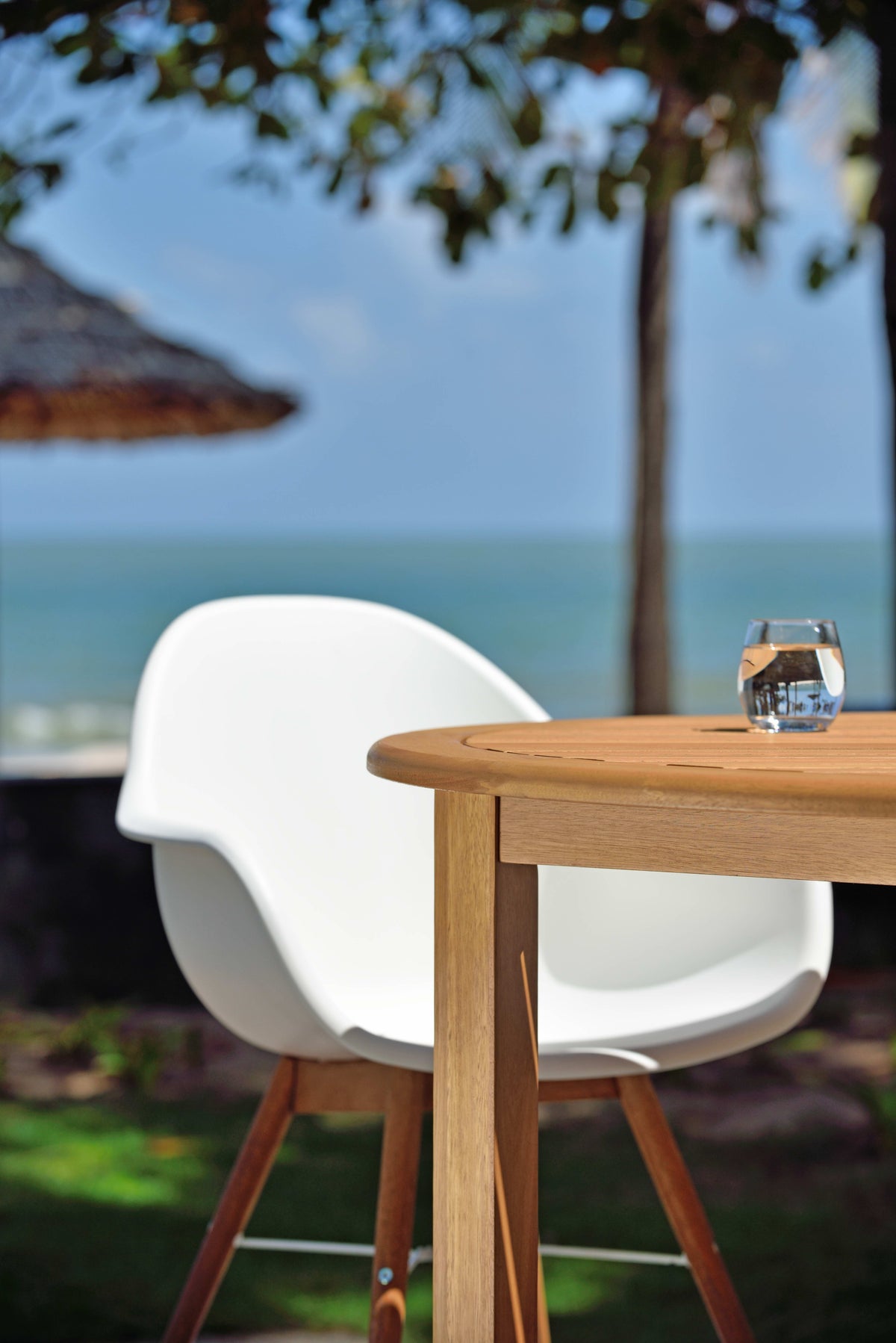 Amazonia Chamonix Outdoor Dining Armchairs, Set of 2