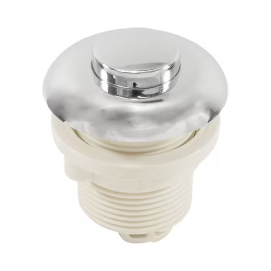 Chrome Hydrabaths Air Button HSA-217 with a raised button and secure nut.