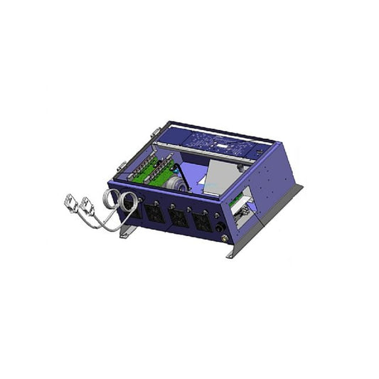 Close-up of Autopilot Ribbon Cable 632, a durable ribbon cable for pool system power connections