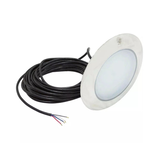 Color-changing PAL Lighting LED EvenGlow pool light with 80 ft cord for vibrant outdoor lighting