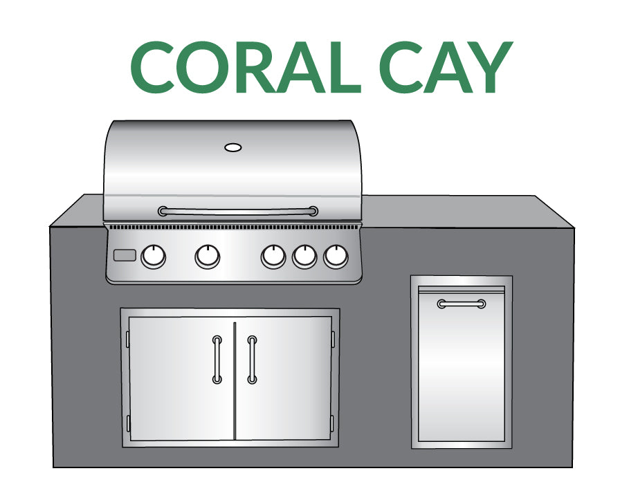Patio Breeze Coral Cay complete outdoor kitchen