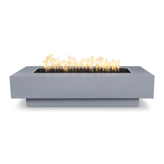 The Outdoor Plus Coronado Fire Pit, 84-inch, powder-coated steel, in gray