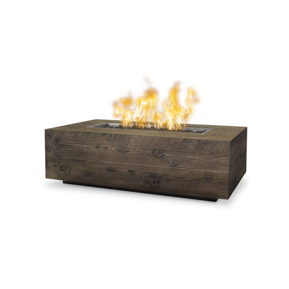 The Outdoor Plus Coronado Fire Pit, 84", GFRC Wood Grain | OPT-COR84