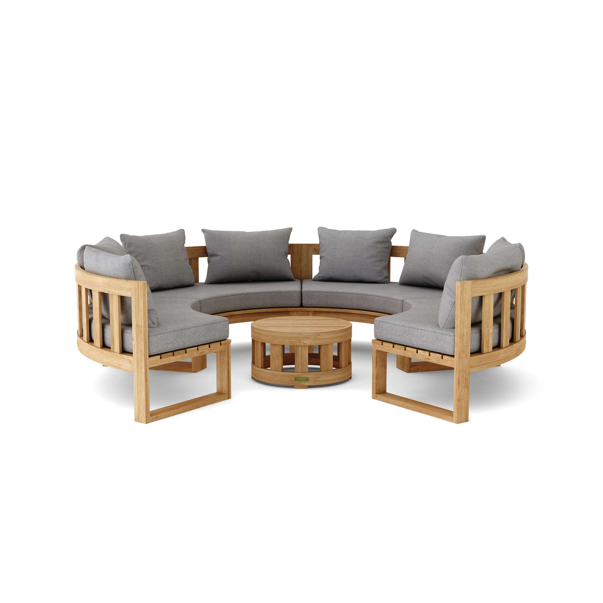 Anderson Teak Circular Modular Deep Seating Set
