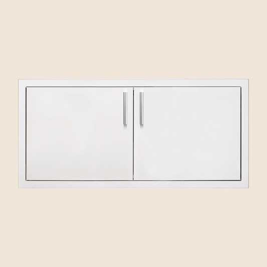 Summerset Two-Drawer Dry Storage Pantry & Enclosed Cabinet Combo, 36 inch, DP-36DC