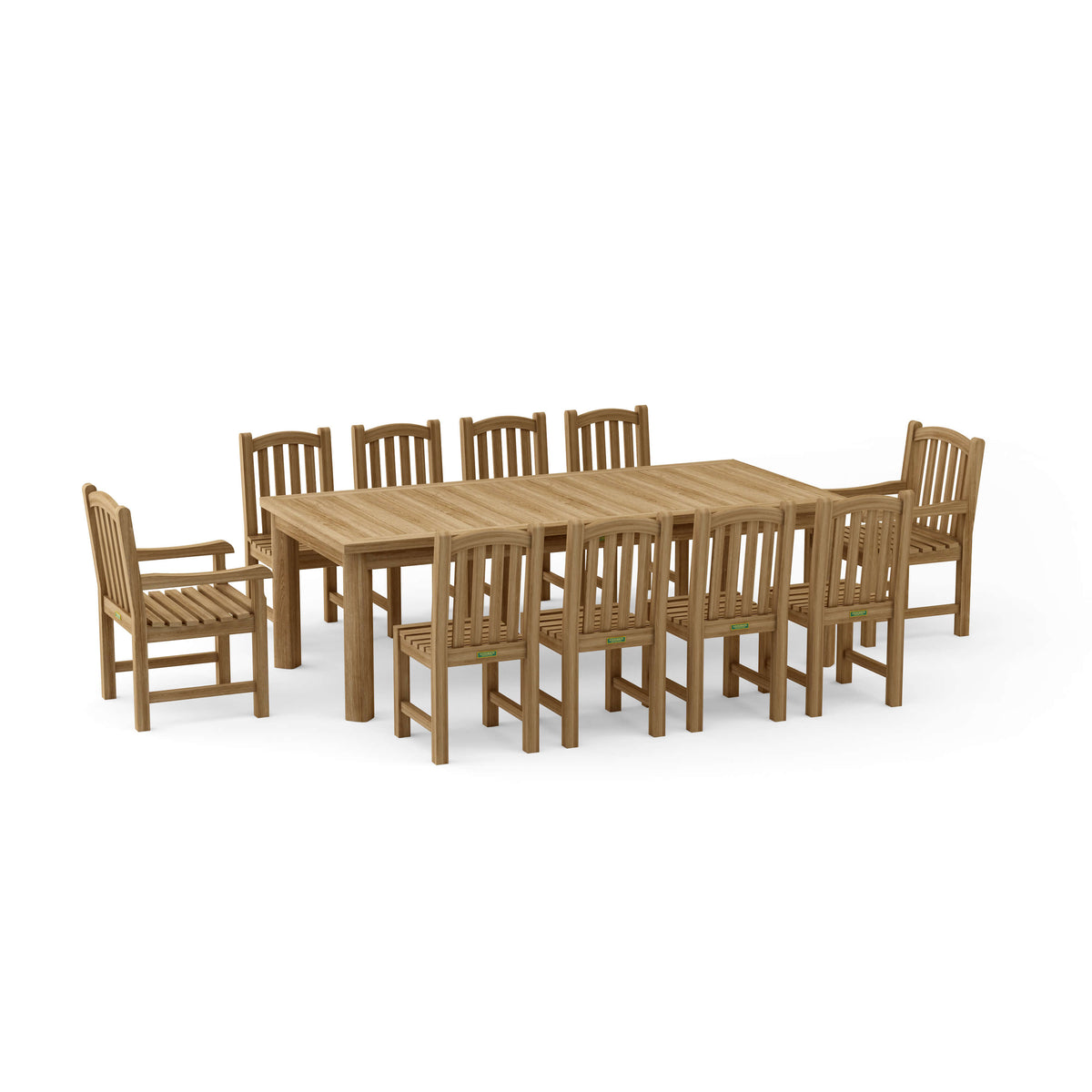 Anderson Teak Chelsea 11-Piece Rectangular Dining Table Set