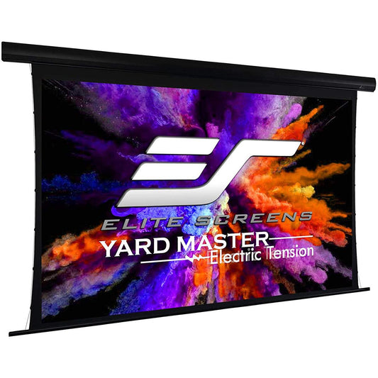 Elite Screen Yard Masters Patio Backyard Outdoor Projector Screen Motorized