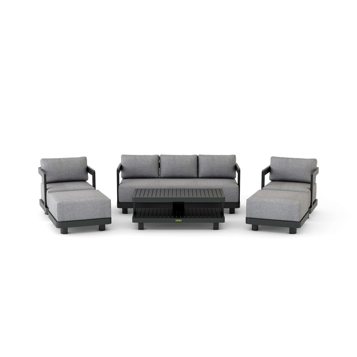 Anderson Teak Granada 6-Piece Granada Aluminum Deep Seating