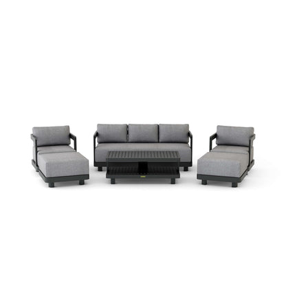 Anderson Teak Granada 6-Piece Granada Aluminum Deep Seating