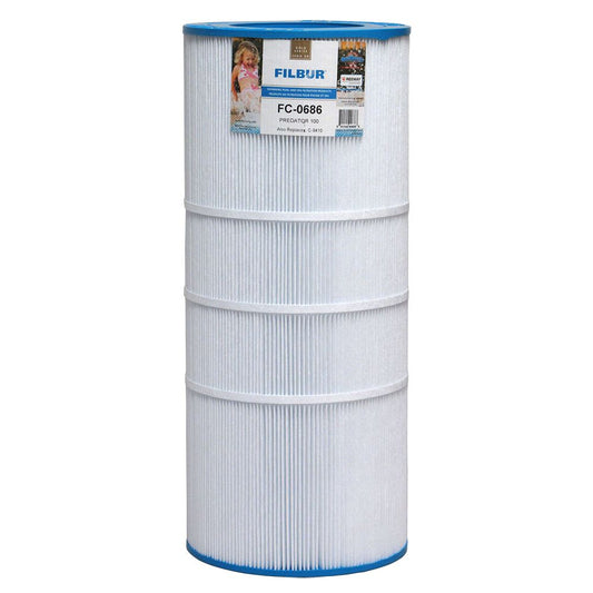 Filter Cartridge, Filbur Fc-0686, C-9410, Pap100, 10 X 23-5/8 X 6 | 100 SQFT Clean & Clear, Predator | FC-0686