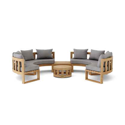 Anderson Teak Circular Modular Deep Seating Set