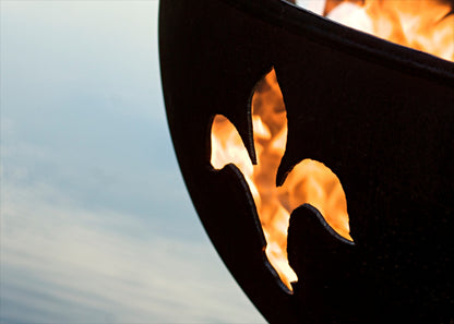 Fire Pit Art Fleur de Lis Fire Pit, 36"