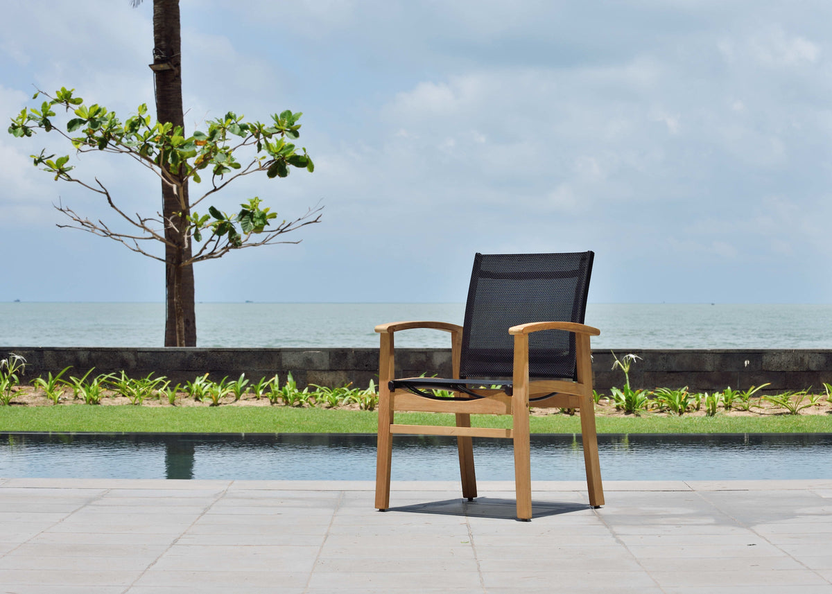 Amazonia Rinjani Teak 7 Piece Large Patio Dining Set