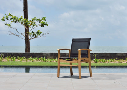 Amazonia Rinjani Teak 7 Piece Large Patio Dining Set