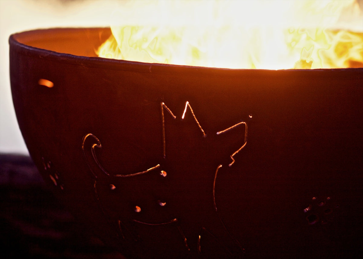 Fire Pit Art Funky Dog Fire Pit, 36"