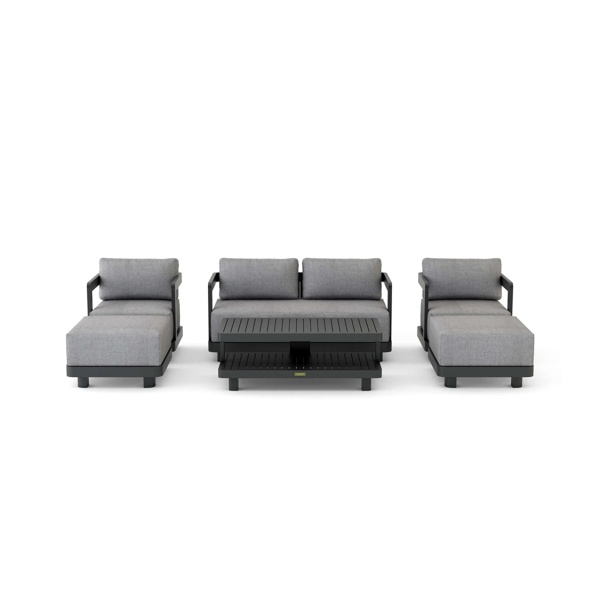 Anderson Teak Granada 6-Piece Granada Aluminum Deep Seating