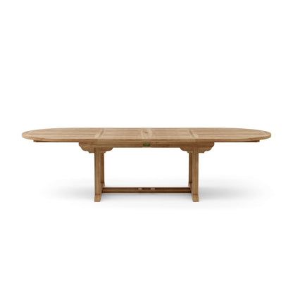 Anderson Teak Bahama 117" Oval Extension Table w/ Double Extensions