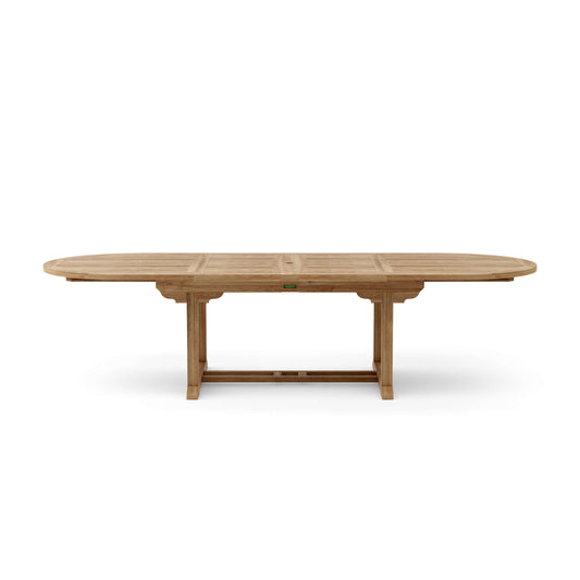 Anderson Teak Bahama 117" Oval Extension Table w/ Double Extensions