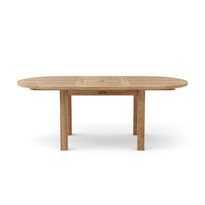Anderson Teak Bahama Sahara 9-Piece 78" Oval Dining Set