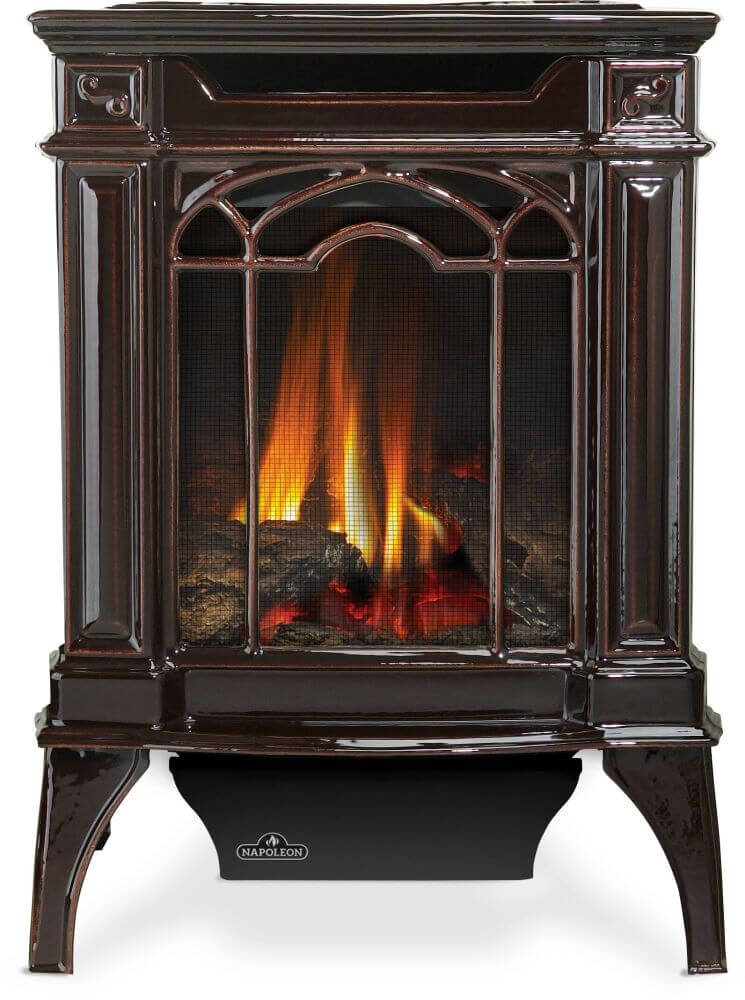 napoleon-gds20nnsb-arlington™-direct-vent-natural-gas-stove-millivote-ignition-majolica-brown