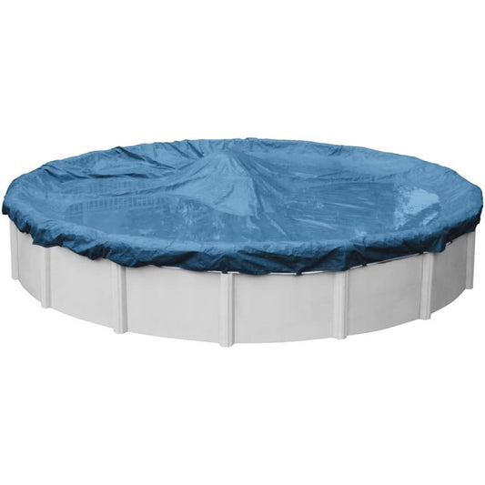 GLI 15-Foot Round Classic Solid Above Ground Swimming Pool Cover With 3-Foot Overlap