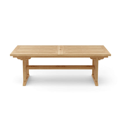 Anderson Teak Sahara 126" Rectangular Double Ext. Table