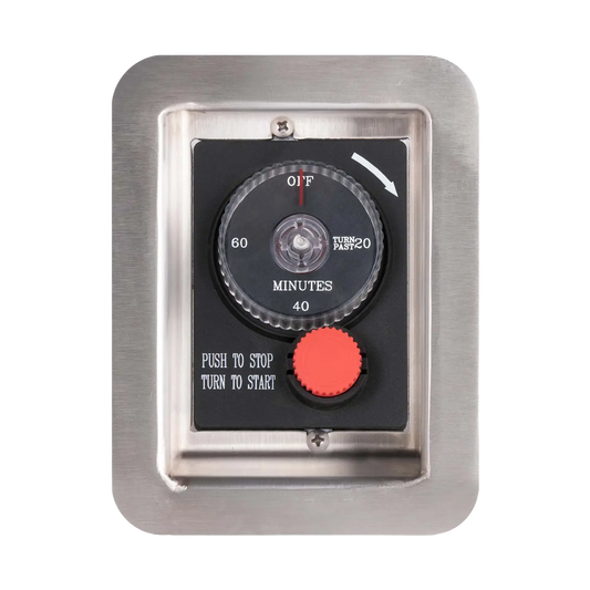 Videl Grills Gas Timer & E-Stop, Recessed Panel | OPT-ESTOPTMPL