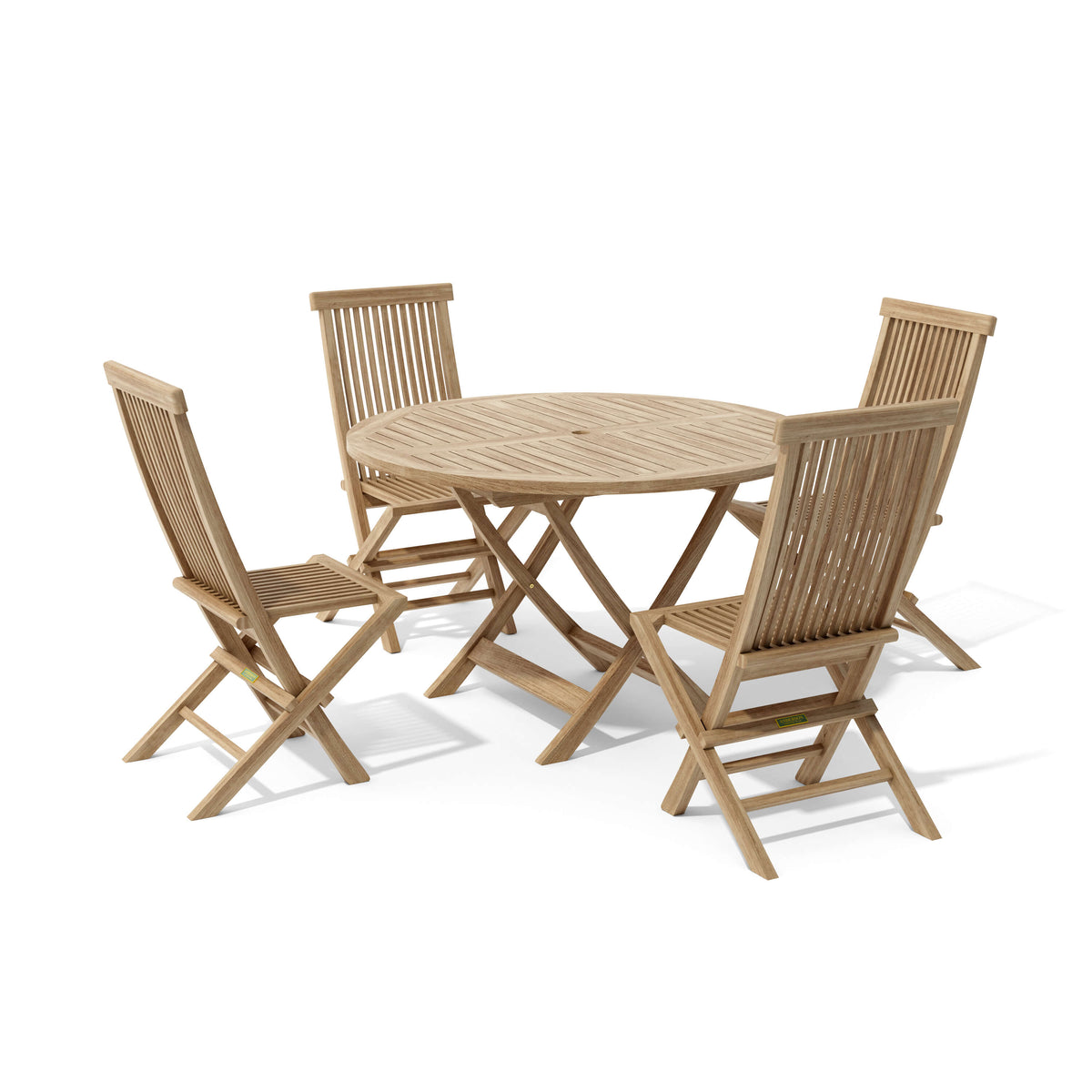 Anderson Teak Classic Bahama 5-Piece Folding Dining Set