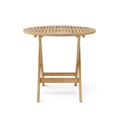 Anderson Teak Chester 32" Round Folding Picnic Table