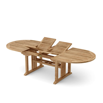 Anderson Teak Sahara 106" Oval Double Ext. Table