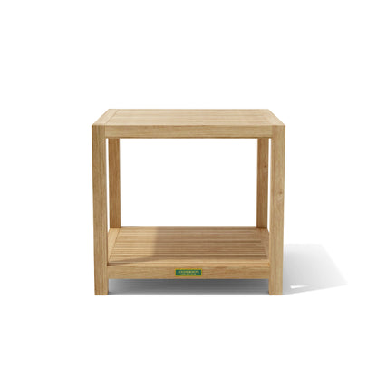 Anderson Teak Glenmore 22" Side Table w/ 1-Tier