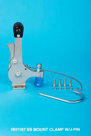 Hammerhead SS Mount Clamp W/J Pin | HH1167