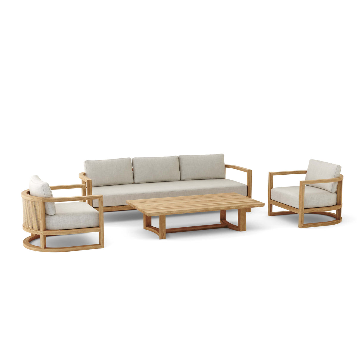 Anderson Teak Junus 4-Piece Deep Seating Set