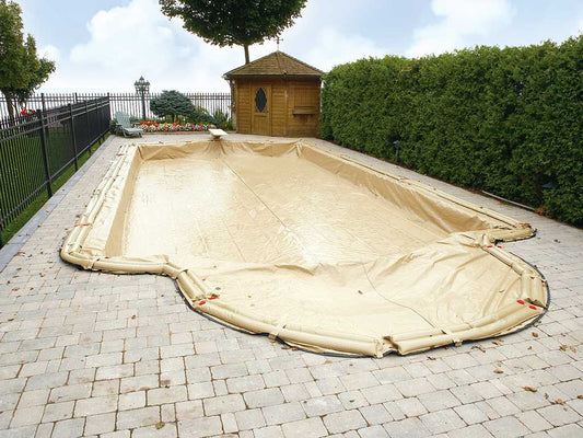 Hinsperger 16' X 32' Armor Kote Cover - Winter - Rectangle - 21' X 37' Cover Size | AK16325
