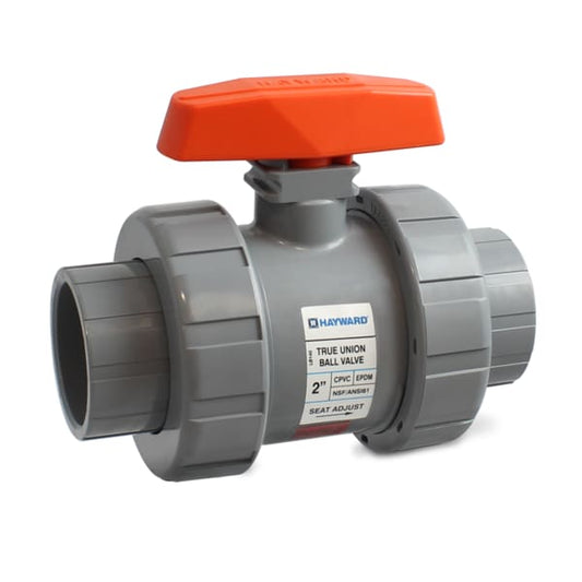 HAYWARD 2" PVC TB VLV SOC/THD EPDM
